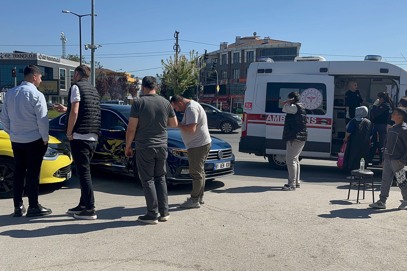 Düzce'de trafik kazası: 1 yaralı